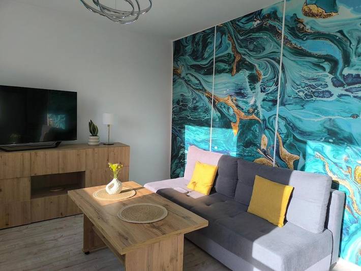 Apartament wakacyjny dla 3 osób, z widok i balkon, zwierzęta dozwolone w Rumia