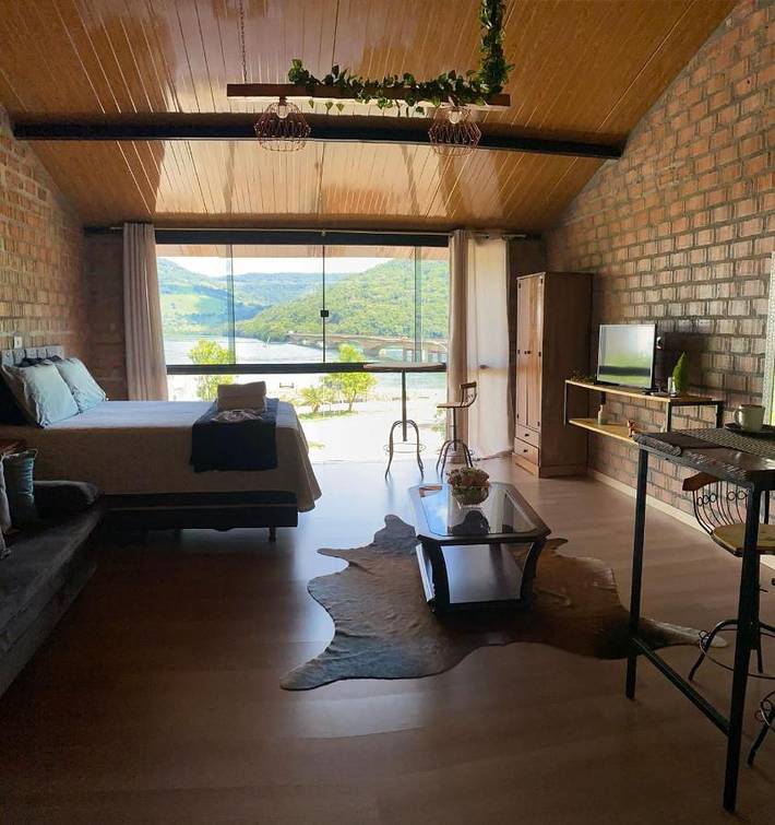 Appartement de vacances pour 5 personnes, avec vue et jardin