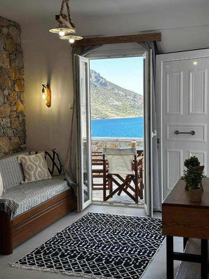 Appartement de vacances pour 3 personnes, avec Balcon et Terrasse ainsi que Jardin et Vue