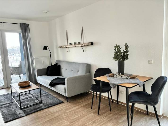Ferienwohnung für 3 Personen, mit Balkon und Ausblick in Weyhausen
