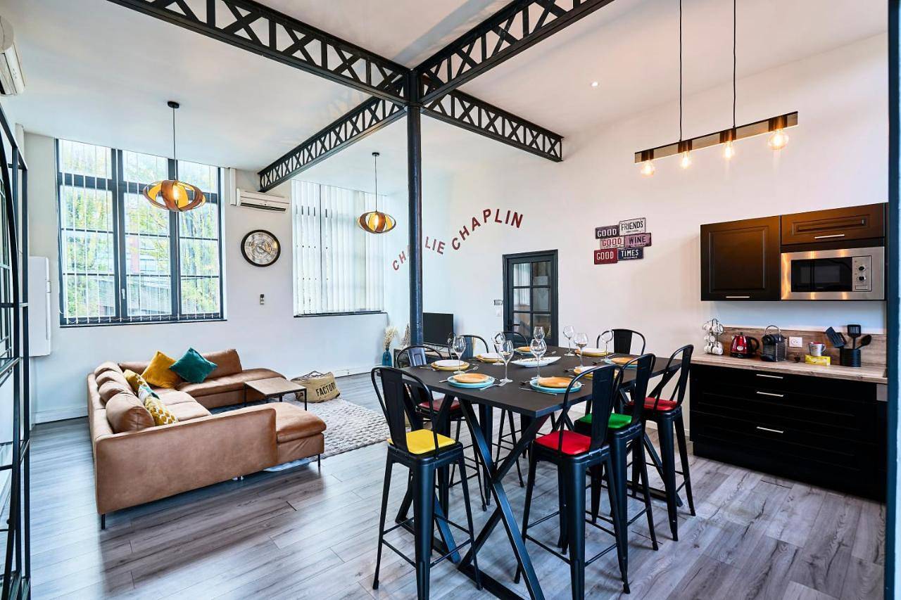 Appartement entier, Le Charlie Chaplin - Loft d'exception, 8 pers in Roubaix, Région de Lille
