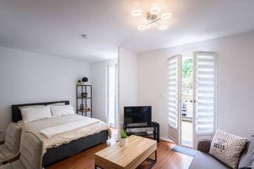 Gîte pour 4 personnes, avec vue et terrasse à Bailly-Romainvilliers