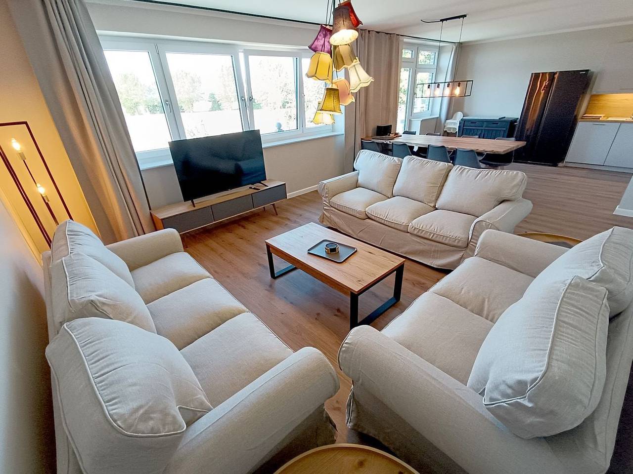 Ganze Wohnung, Landhaus auf Fehmarn mit Balkon, Gartenblick und Strand in 2,8 km Entfernung in Ostfehmarn, Fehmarn