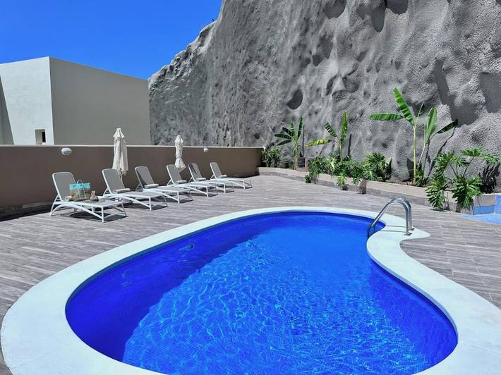 Villa für 6 Personen, mit Garten und Ausblick sowie Pool in Teneriffa Süd