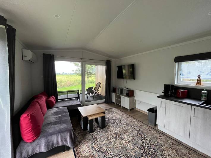Bungalow für 3 Personen, mit Garten