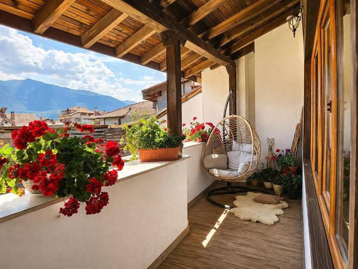 Location de vacances pour 12 personnes, avec vue et jardin, adapté aux familles dans Bansko - 2