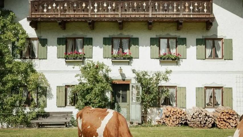 Ferienwohnung für 4 Personen, mit Garten in Saulgrub