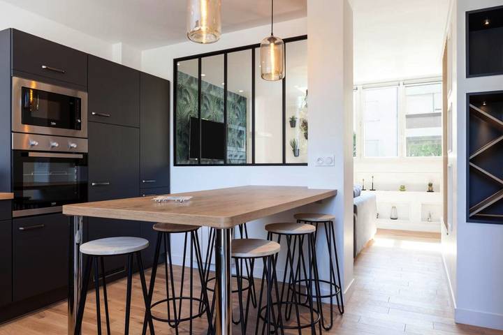 Appartement de vacances pour 4 personnes, avec Balcon ainsi que Terrasse et Vue
