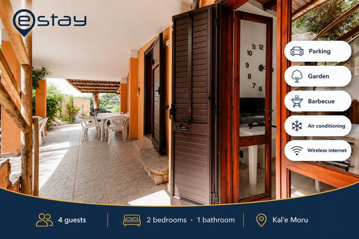 Ferienwohnung für 4 Personen, mit Garten in Geremeas