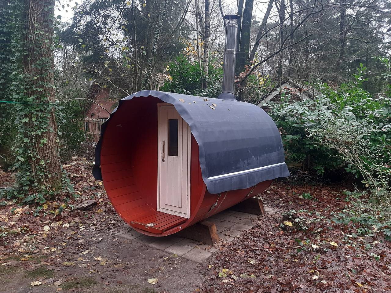 Freistehendes Ferienhaus für 5 Personen mit Sauna, waldreich gelegen in der Nähein Drenthe in Drenthe