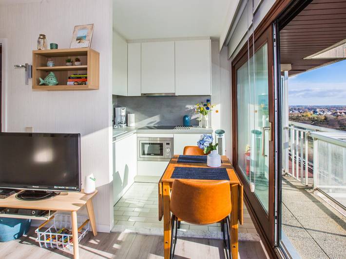 Studio with panoramic view in Middelkerke, Belgian Coast