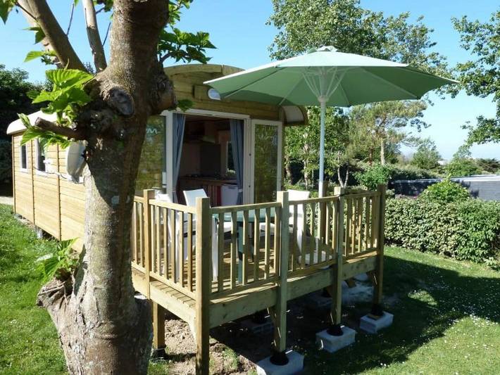 Mobil home pour 4 personnes, avec bassin pour enfant à Plomodiern - 3