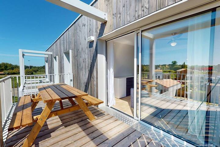 Appartement de vacances pour 6 personnes, avec jardin et terrasse