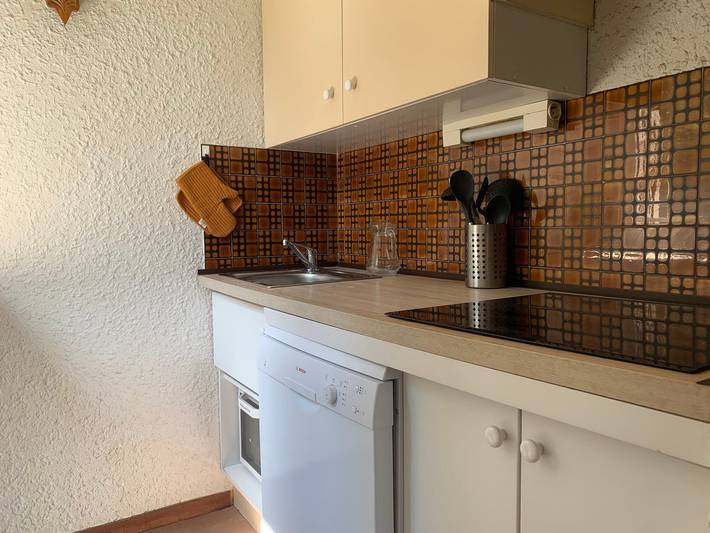 Appartement entier, Appartement lumineux 1 chambre, balcon sud, pour 6, à Pra Loup 1500 in Pra-Loup (station de ski), Pra-Loup