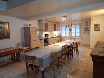 Gîte pour 12 personnes, animaux acceptés à Chaux