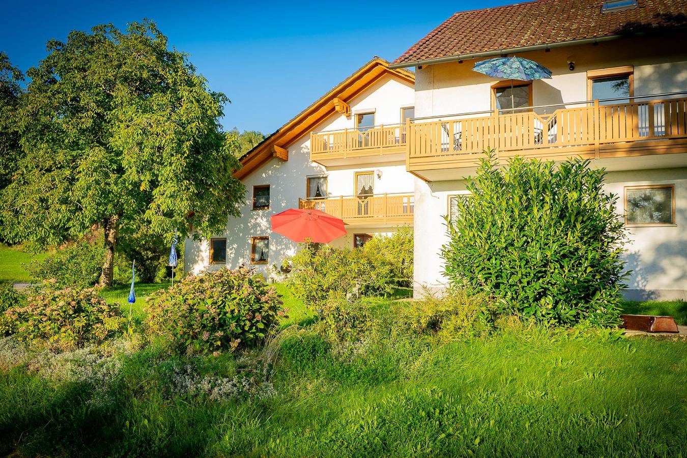 Ferienwohnungen Bauer – Auszeit mit Ausblick - Ferienwohnung Jagersitz (Og mit Balkon) in Zenting, Ostbayern