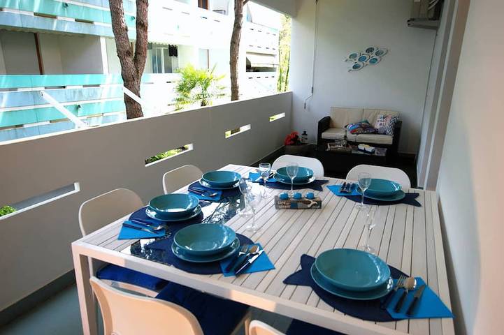 Ferienwohnung für 5 Personen, mit Terrasse, mit Haustier in Bibione Pineda