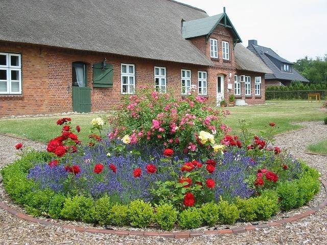 Ferienwohnung für 4 Personen, mit Balkon/Terrasse und Terrasse sowie Garten in Eider-Treene-Sorge