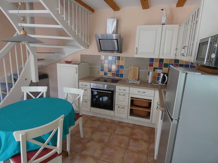 Ganze Ferienwohnung, Ferienwohnung "Bisschen Bunt" bei Mühlhausen - Ferienwohnung I, 50 qm, Terrasse, 1 Schlafzimmer, max. 2 Personen in Unstruttal, Unstrut-Hainich-Kreis
