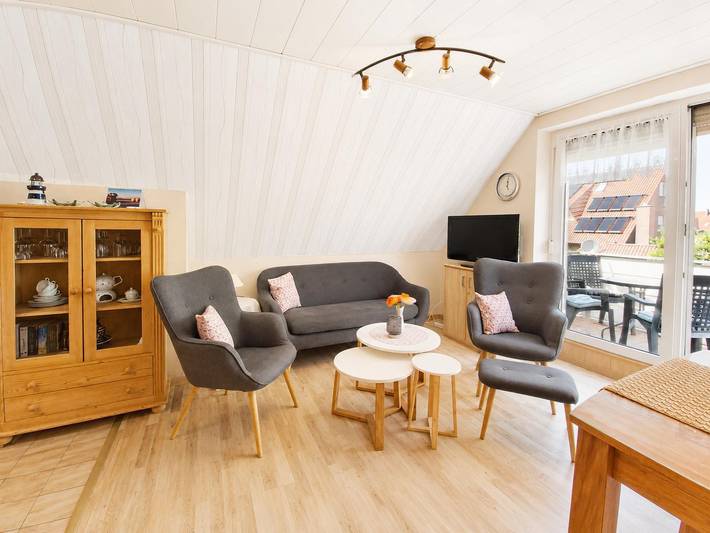 Ferienwohnung für 3 Personen, mit Garten und Terrasse in Neuharlingersiel - 2