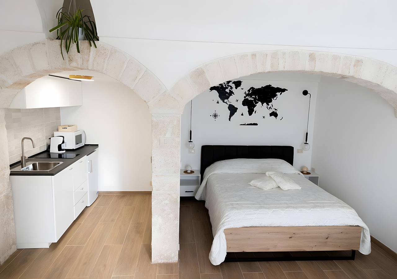 Estudio entero, Estudio 'Alcova' con Wi-Fi y Aire Acondicionado in Noci, Region de Bari