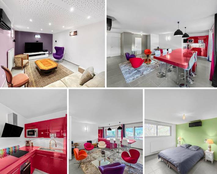 Gîte pour 8 personnes, avec vue et jardin à Saint-Geoire-en-Valdaine - 2