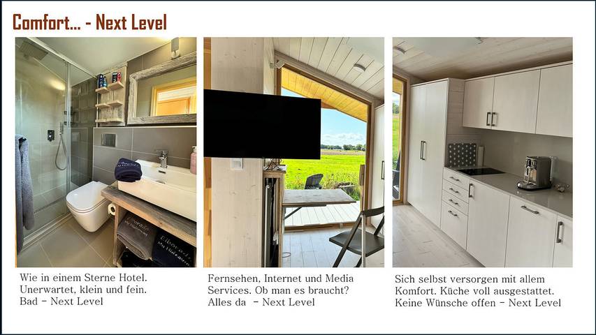 Ferienhaus für 2 Personen, mit Balkon und Terrasse sowie Garten und Ausblick in Bleckede - 4