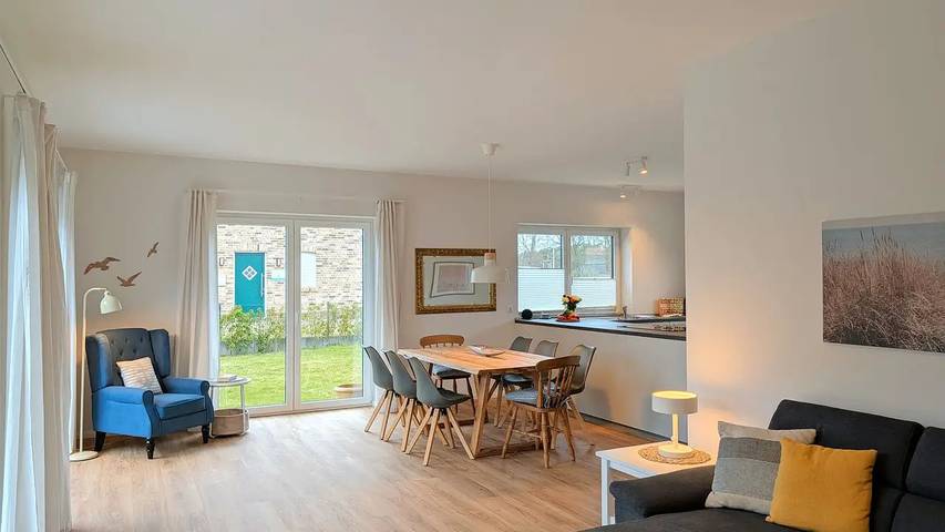 Ferienhaus für 8 Personen, mit Terrasse und Garten sowie Sauna