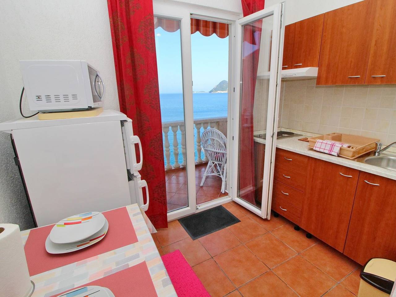 Ganze Wohnung, Apartments Filipović - One-Bedroom Apartment with Balcony and Sea View (A1) in Mljet