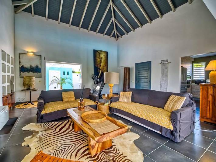 Gîte pour 6 personnes, avec jardin ainsi que vue et piscine, animaux acceptés dans Plage de l’Anse Vinaigri - 3