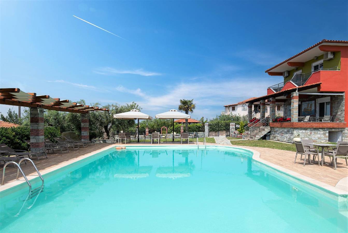 Ganze Ferienwohnung, Superior Apartment mit 2 Schlafzimmern und Meerblick in Psakoudia, Chalkidiki