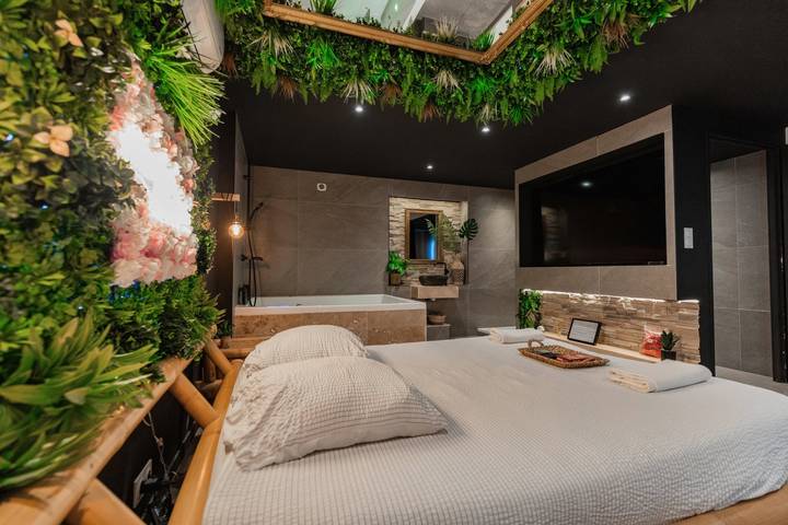 Studio pour 2 personnes, avec terrasse et jacuzzi dans la Loire - 2