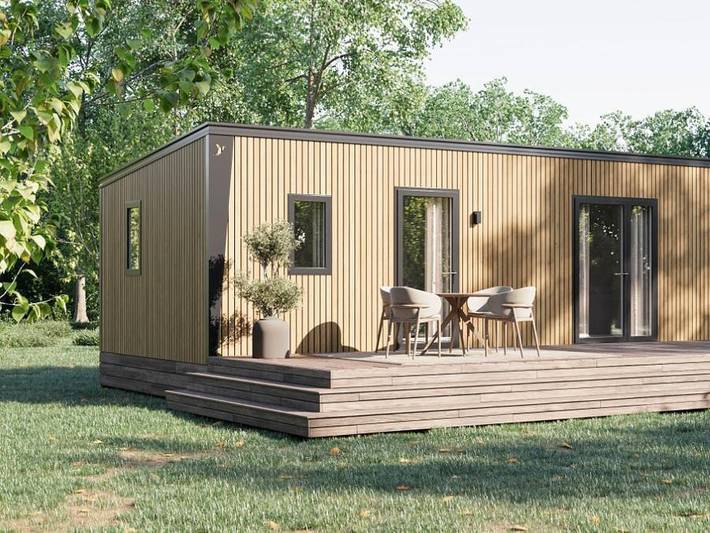 Mobil home pour 4 personnes, avec bassin pour enfant à Le Grand-Serre - 2