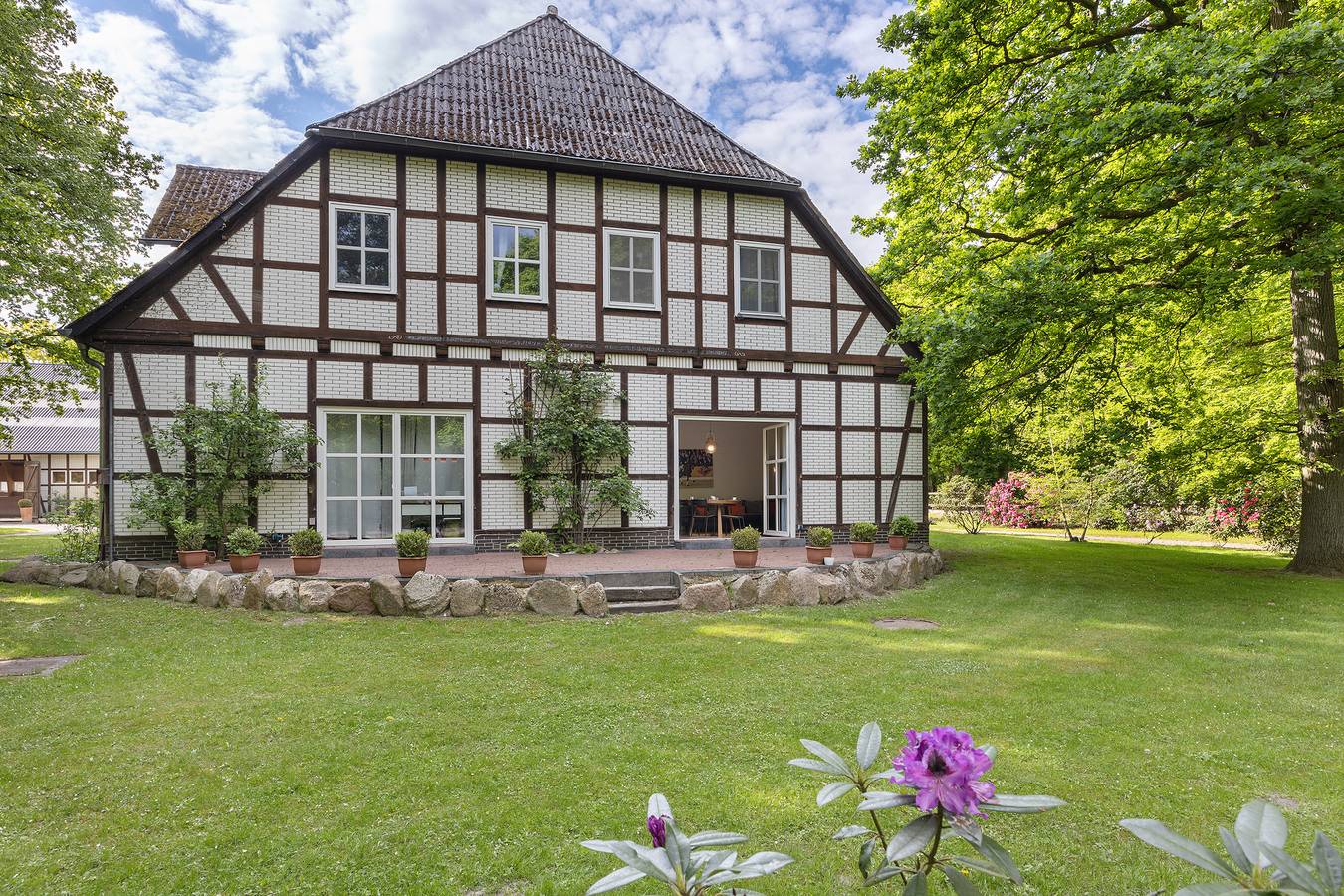 Ganze Wohnung, Ferienwohnung 'Inmitten Heide Und Natur' mit gemeinsamer Terrasse, privatem Garten und Wi-Fi in Soltau, Landkreis Heidekreis