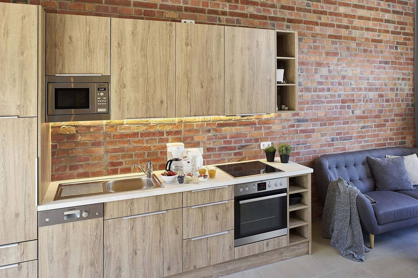 Ganze Wohnung, Tenne mit 36 m²  für 2+1 kleinere Pers., 1 Doppelzimmer mit Hochbett 180x80 cm in Görzig, Rietz-Neuendorf