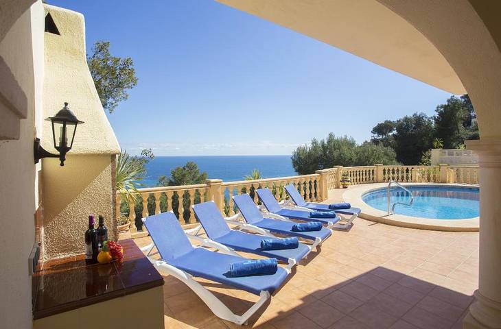 Chalet para 4 personas, con Vistas al mar además de Jardín y Piscina en Marina Alta - 3