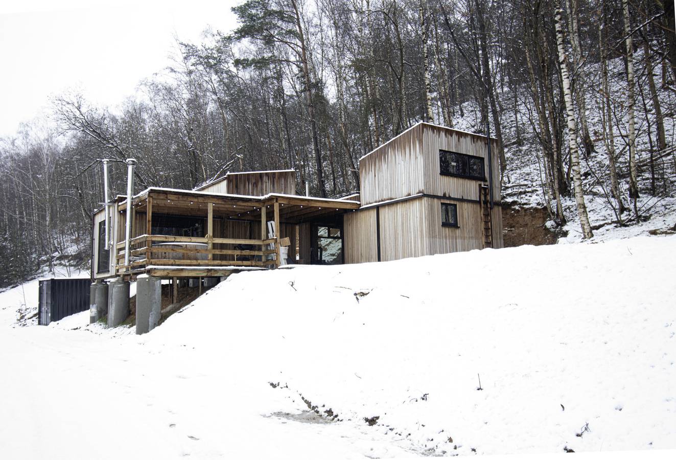 Recreatiedomein Warredal — Shelter met jacuzzi in Maaseik, Hoge Kempen