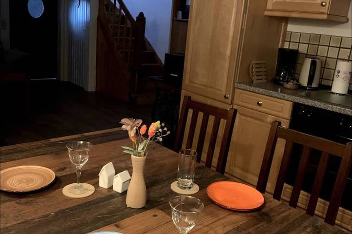 Ferienhaus für 3 Personen, mit Terrasse und Garten