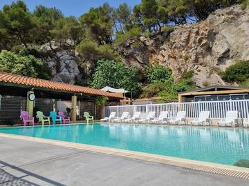 Camping pour 6 personnes, avec bassin pour enfant à Port-la-Nouvelle