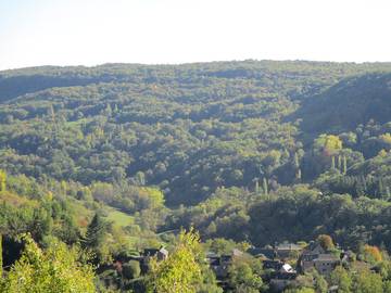 Studio pour 2 personnes, avec terrasse et piscine ainsi que jacuzzi et jardin, animaux acceptés dans l' Aveyron