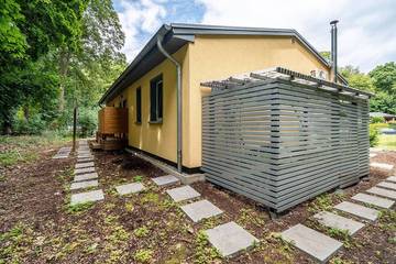 Bungalow für 4 Personen, mit Garten und Sauna am Fleesensee
