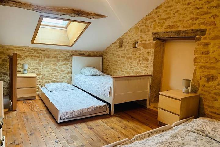 Gîte pour 23 personnes, avec jardin à Paunat - 4