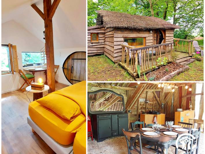 Gîte pour 2 personnes, avec Terrasse et Jardin à Carelles