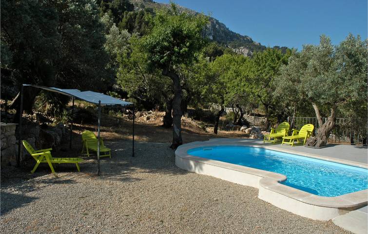 Apartamento con vistas al mar, piscina y terraza in Estellenchs, Costa de Mallorca