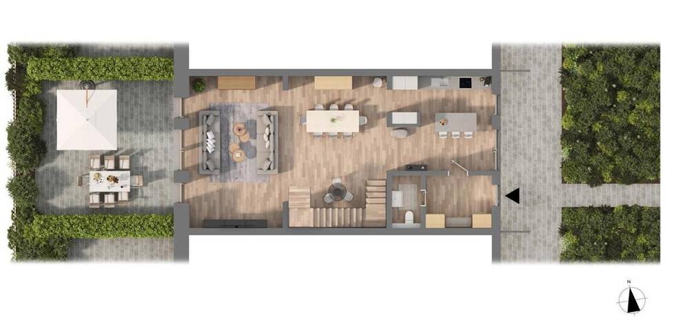 Ferienhaus für 8 Personen, mit Garten und Ausblick in Ralswiek - 2