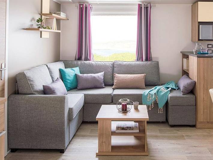 Mobil home pour 4 personnes, avec bassin pour enfant à Saint-Quentin-en-Tourmont - 3