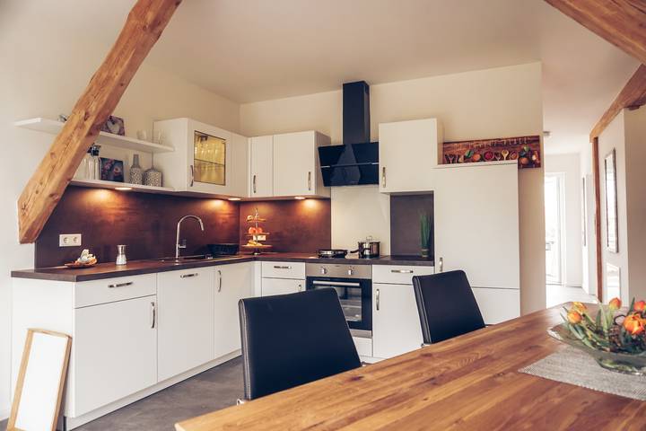 Ferienwohnung für 4 Personen, mit Garten und Balkon sowie Sauna in Unterweser - 3
