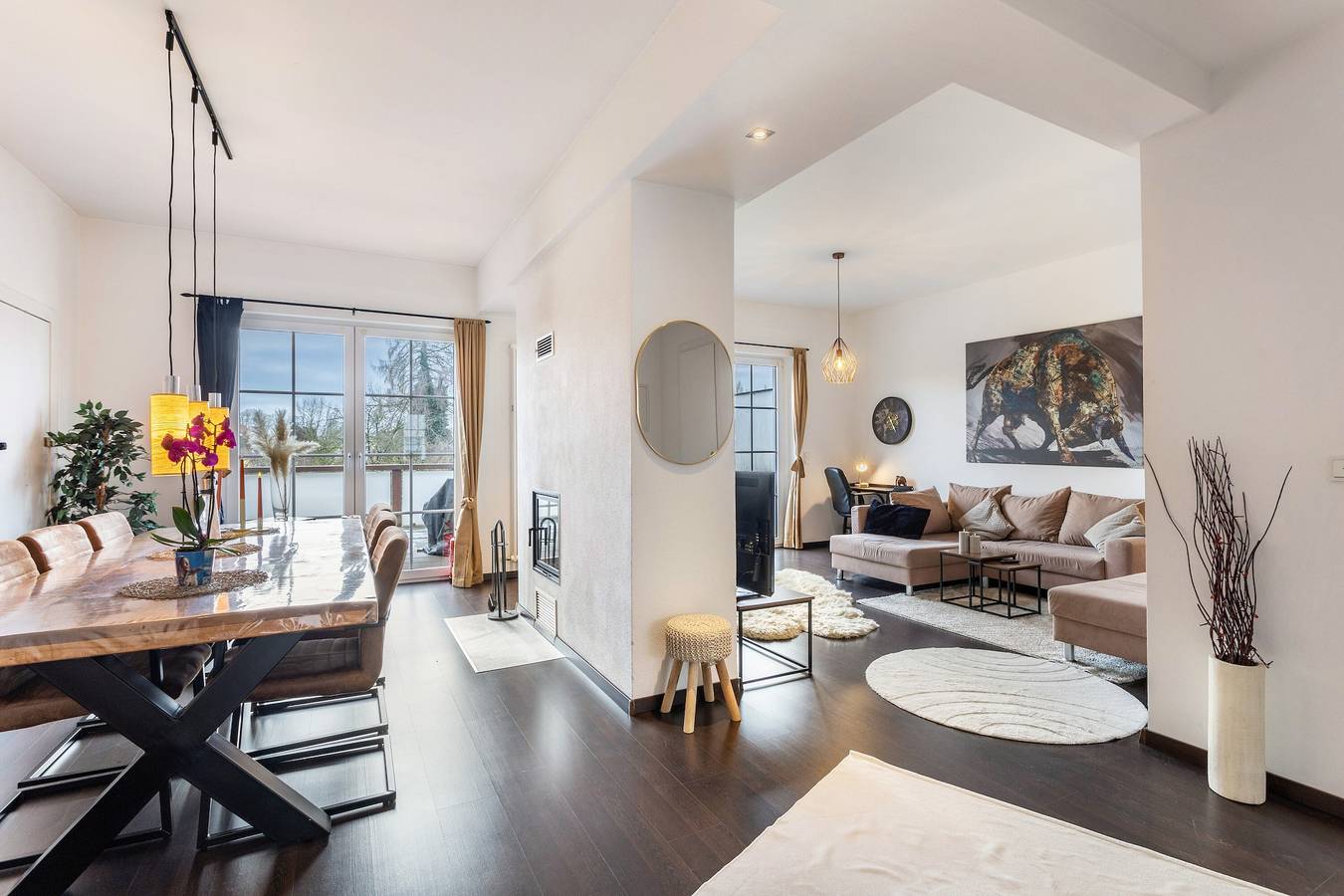 Ganze Wohnung, Exklusives Loft mit Kamin, privater Terrasse, Balkon und Wlan in Bad Salzuflen in Bad Salzuflen, Kreis Lippe