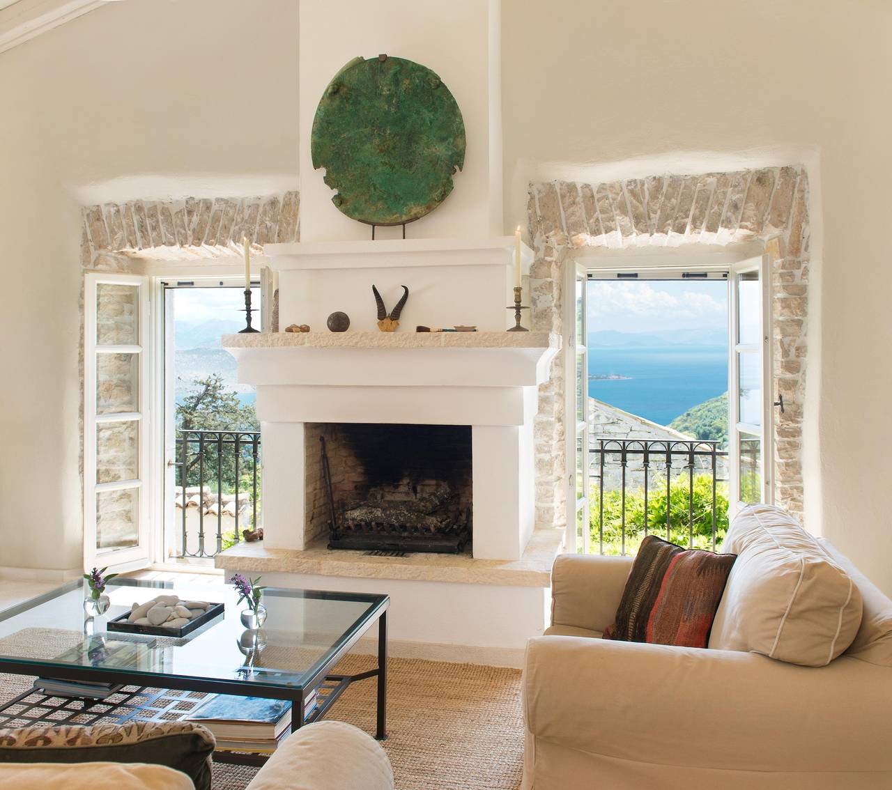 Eclectic and characterful 2 bedroom villa, The Rou Estate - Acanthus, in a beautifully restored village in Corfu