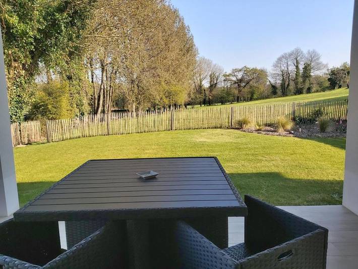 Location de vacances pour 4 personnes, avec jardin et vue à Baguer-Pican - 2